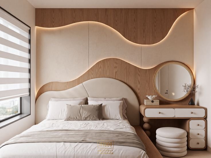 111000 Studio _ Căn hộ hiện đại với tông trung tính & đường cong mềm mại