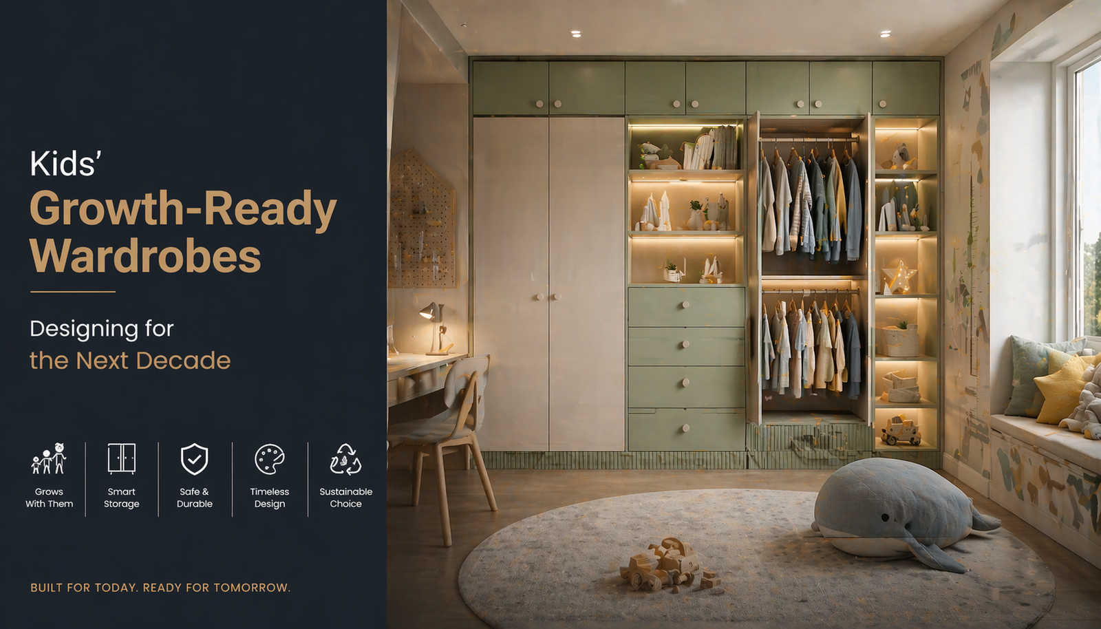 Kids’ Growth-Ready Wardrobes – Designing for the Next Decade