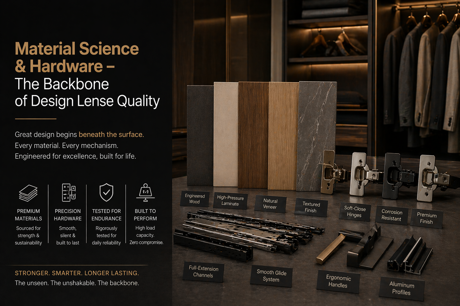 Material Science & Hardware – The Backbone of Design Lense Quality