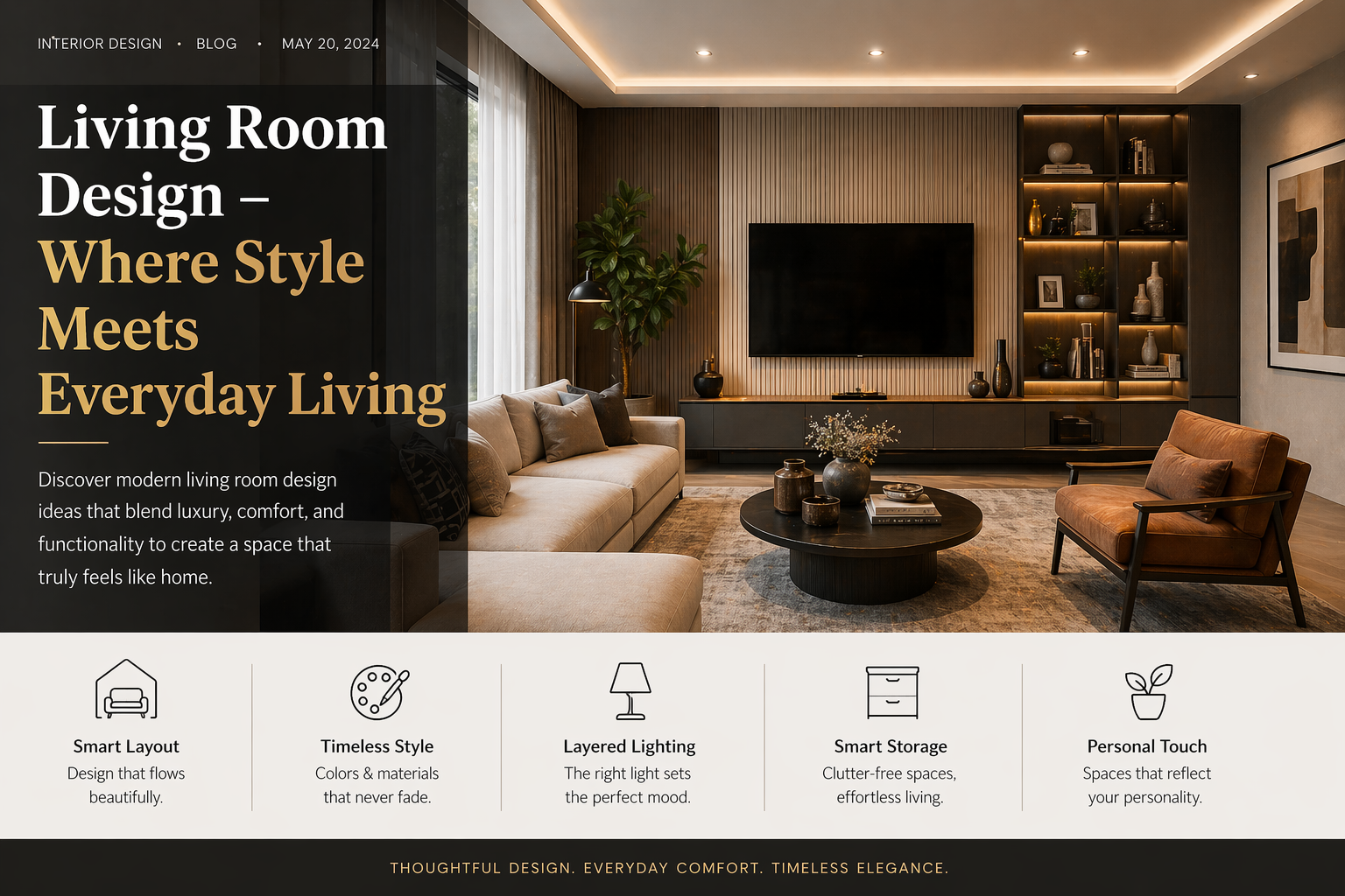 Living Room Design – Where Style Meets Everyday Living