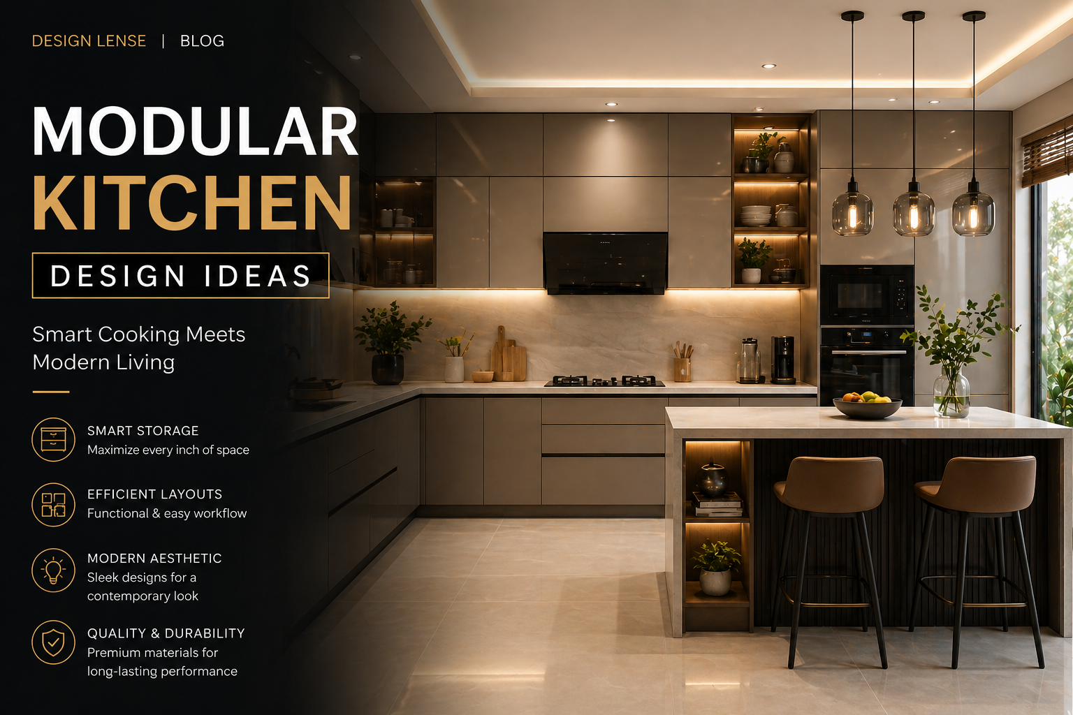 Modular Kitchen Design Ideas | Modern, Smart & Space-Saving Kitchens