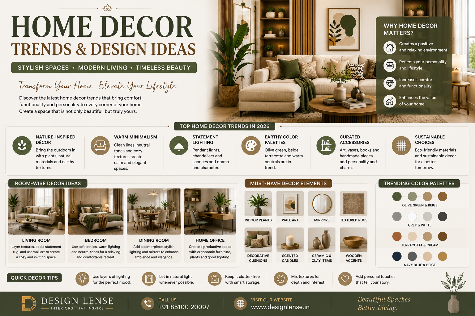 Home Decor Trends & Design Ideas: Create a Stylish, Modern & Timeless Home