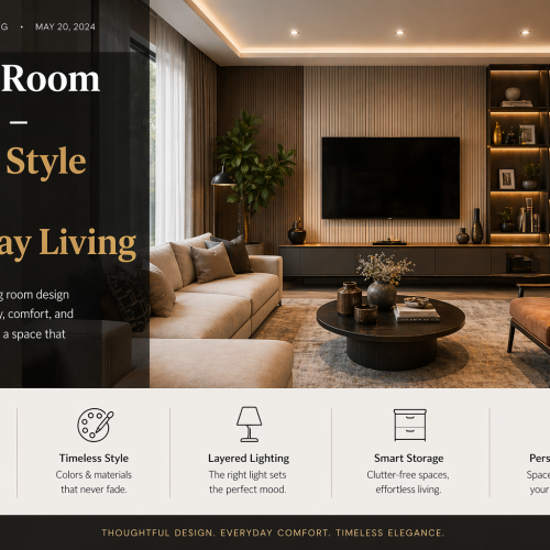 Living Room Design – Where Style Meets Everyday Living