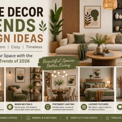 Home Decor Trends & Design Ideas: Transform Your Home with Modern Style and Timeless Elegance